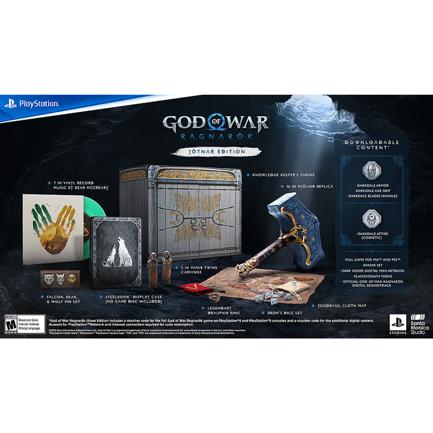 God of War Ragnarök Jötnar Edition - PS4 - PS5 - Release - 11/09/2022