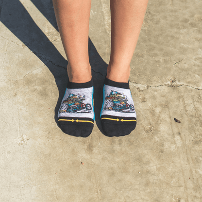 Jimbo Chopper Freak Adult No Show Socks