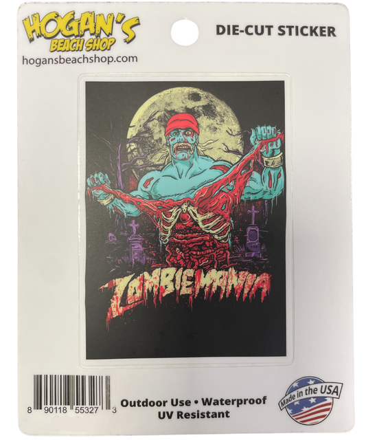 Hulk Hogan Zombiemania Die-Cut Sticker