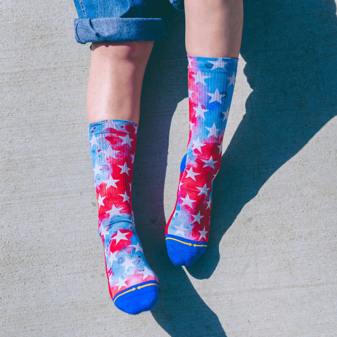 Old Glory Adult Crew Socks