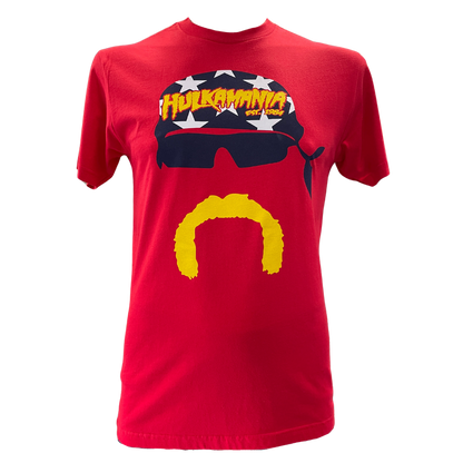 Hulkamania Face Silhouette Adult T-Shirt
