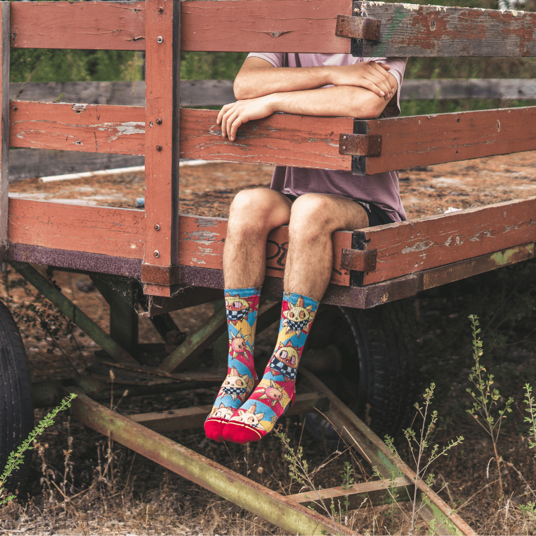 Bad Otis Link Suno Adult Crew Socks