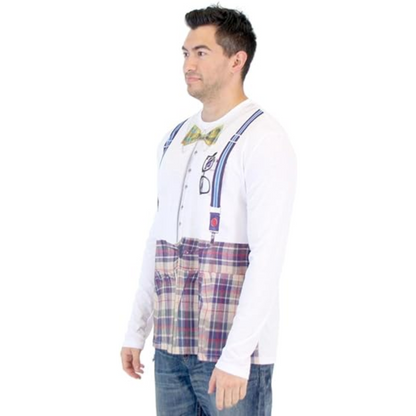 Nerd Long Sleeve Men's Costume T-Shirt