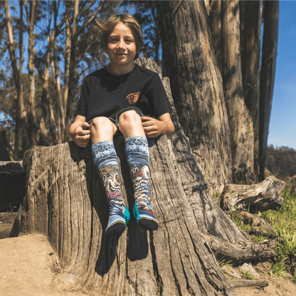 Jimbo Surf Freak Youth Crew Socks