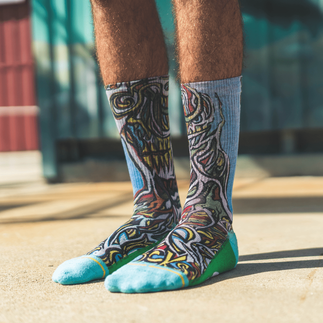 Gavin Beschen Adult Crew Socks