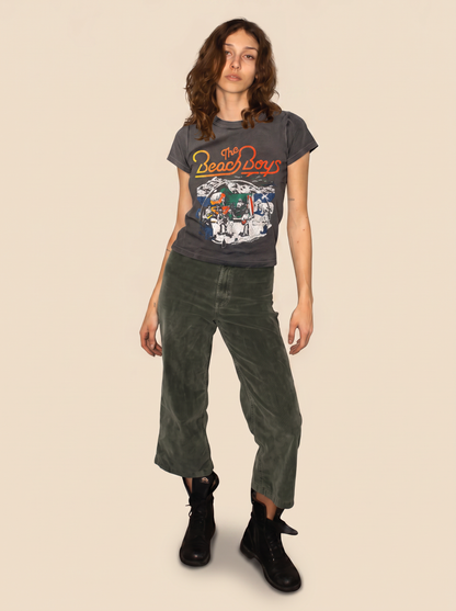The Beach Boys Sun Bath Tee Womens T Shirt Black Officially Licensed