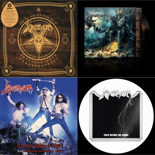 Venom - In Nomine Satanas (2LP) & Storm The Gates (2LP/Picture Disc) & 7Th Date Of Hell - Live At Hammersmith 1984 & Calm Before The Storm