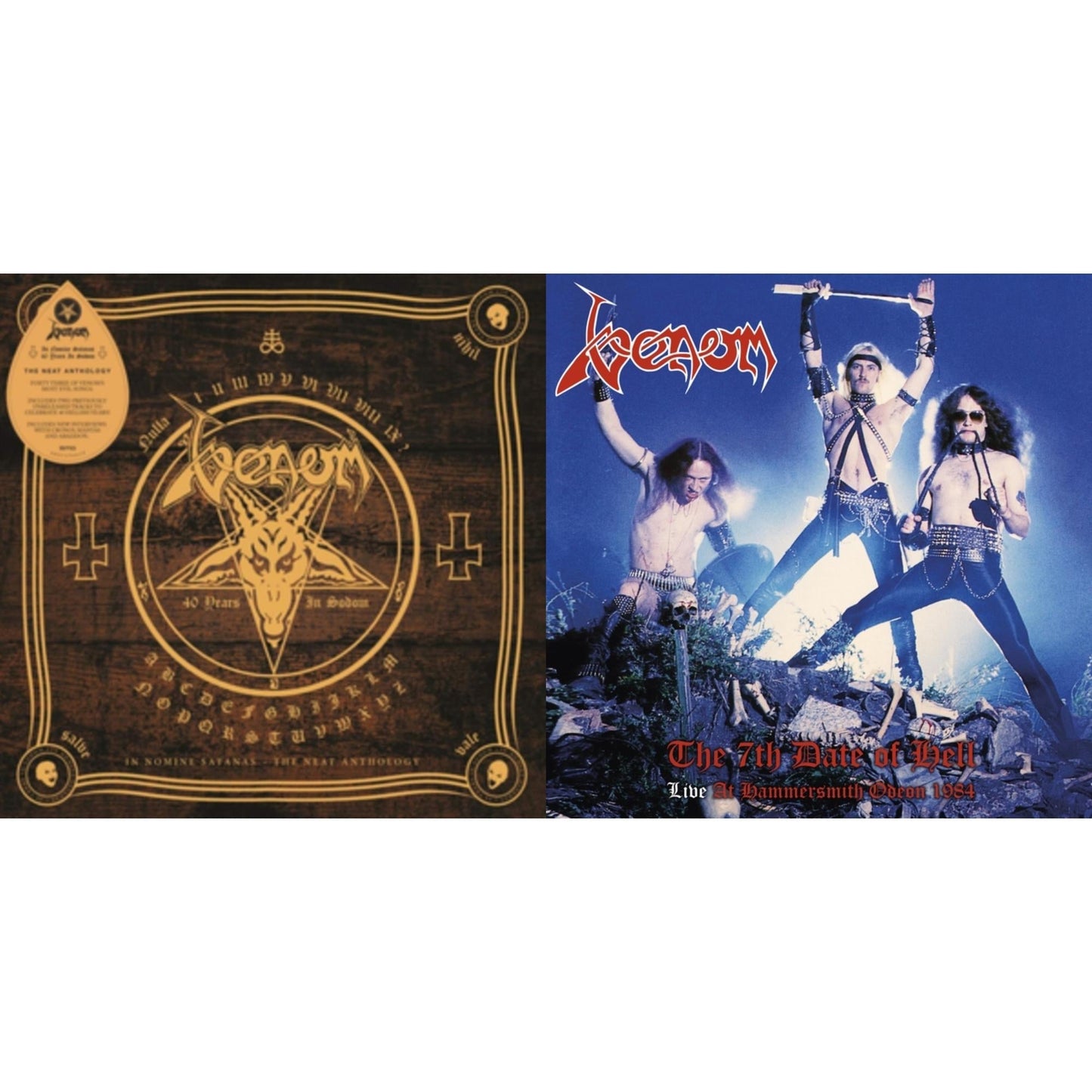 Venom - In Nomine Satanas (2LP) & 7Th Date Of Hell - Live At Hammersmith 1984