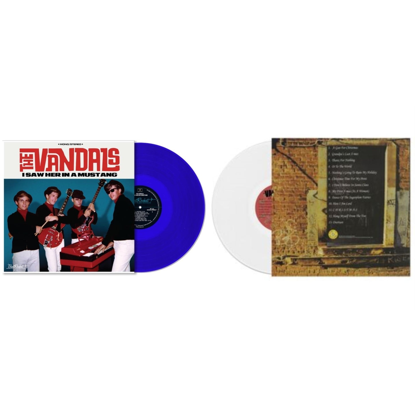 Vandals - I Saw Her In A Mustang (Blue LP Vinyl) & Oi To The World (White LP Vinyl)