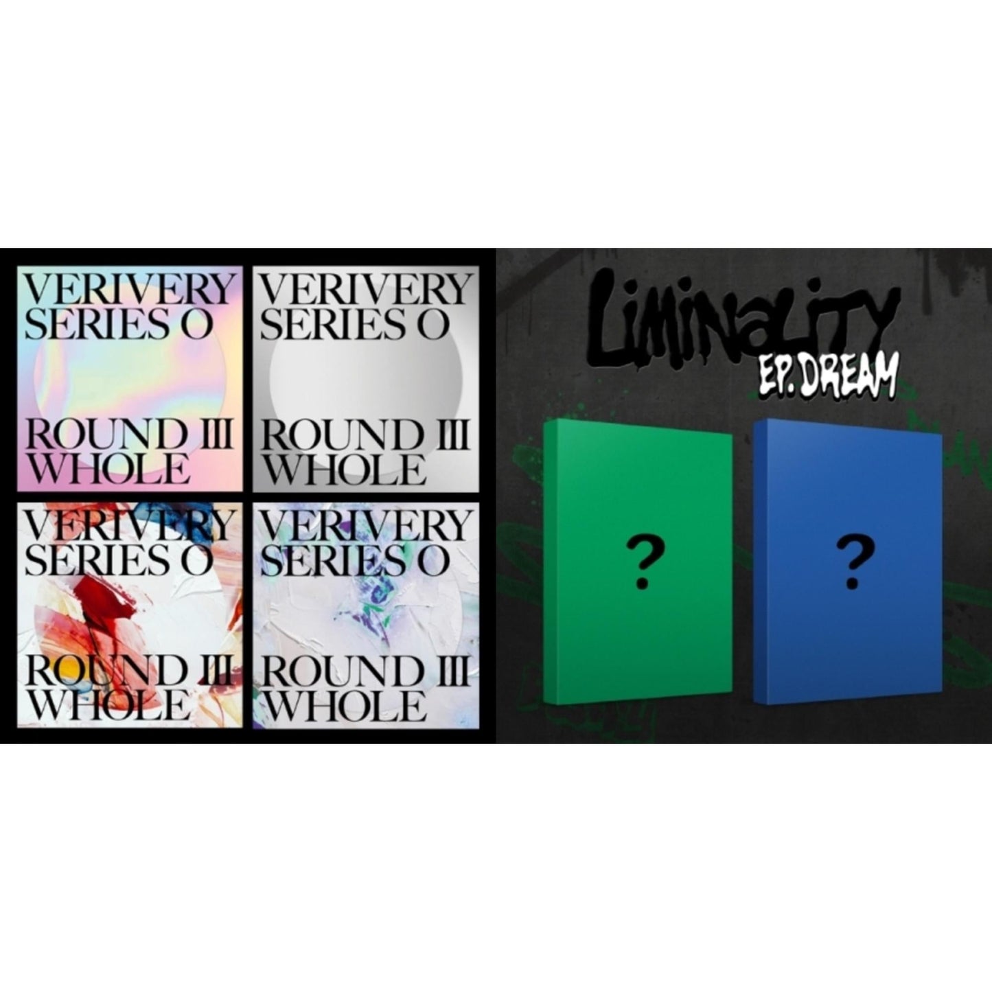 Verivery - Round 3: Whole: Verivery Series O & Liminality - Ep.Dream (7Th Mini Album) - CD Bundle