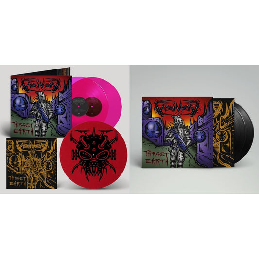 Voivod - Target Earth & Target Earth (Magenta LP Vinyl)