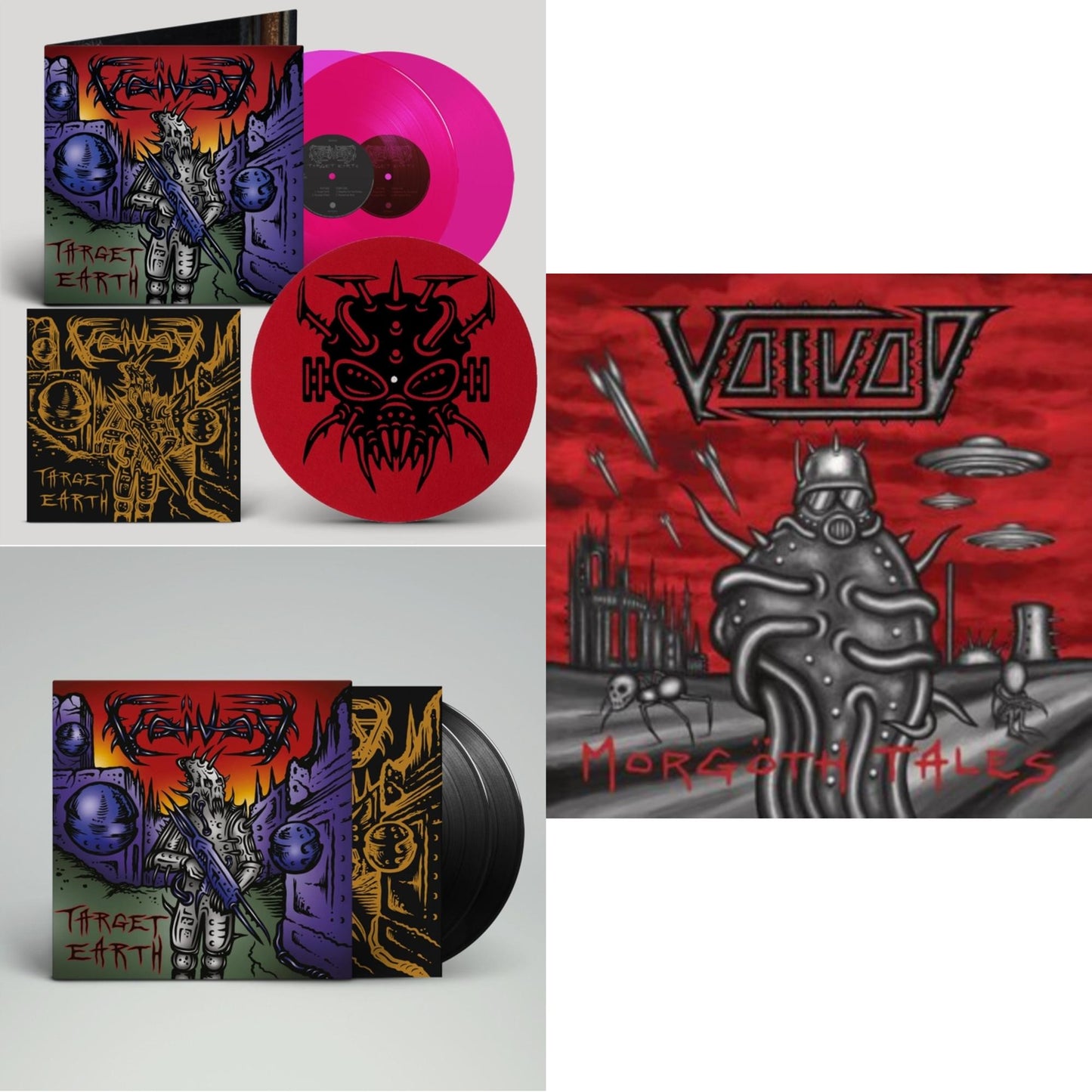 Voivod - Morgoth Tales & Target Earth & Target Earth (Magenta LP Vinyl)