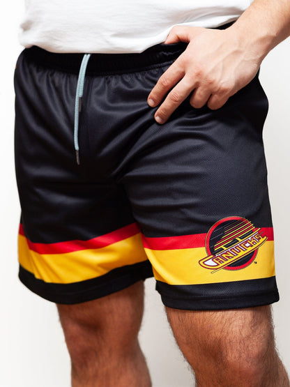 Vancouver Canucks Retro Alternate Mesh Hockey Shorts