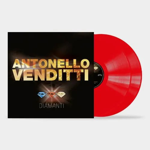Antonello Venditti - Diamanti [Colored Vinyl] [180 Gram] (Red) (Ita) Vinyl Record Album Cover