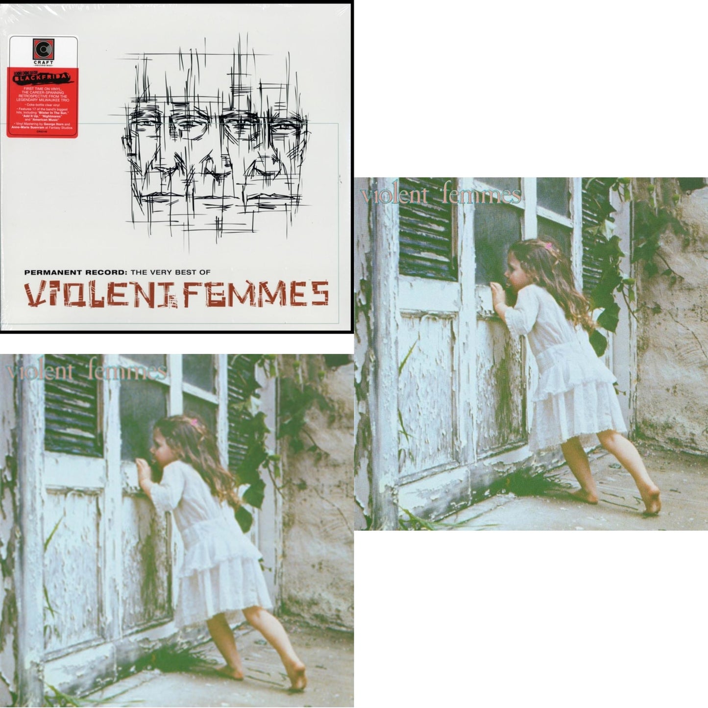 Violent Femmes - Violent Femmes & Permanent Record: The Very Best Of Violent Femmes (Coke Bottle Clear Vinyl/2LP) & Violent Femmes (Deluxe) (3LP/7 Inch)