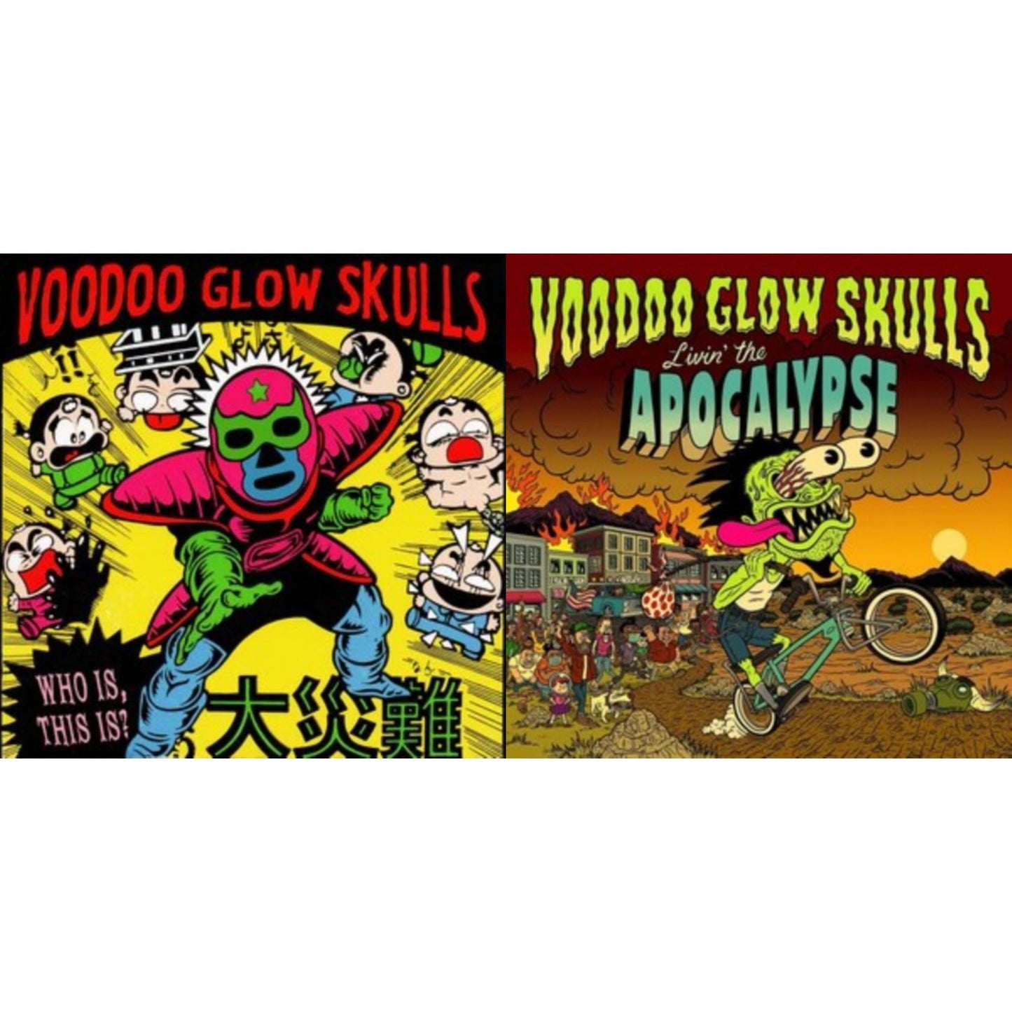 Voodoo Glow Skulls - Who Is, This Is? & Livin' The Apocalypse - LP Vinyl Bundle