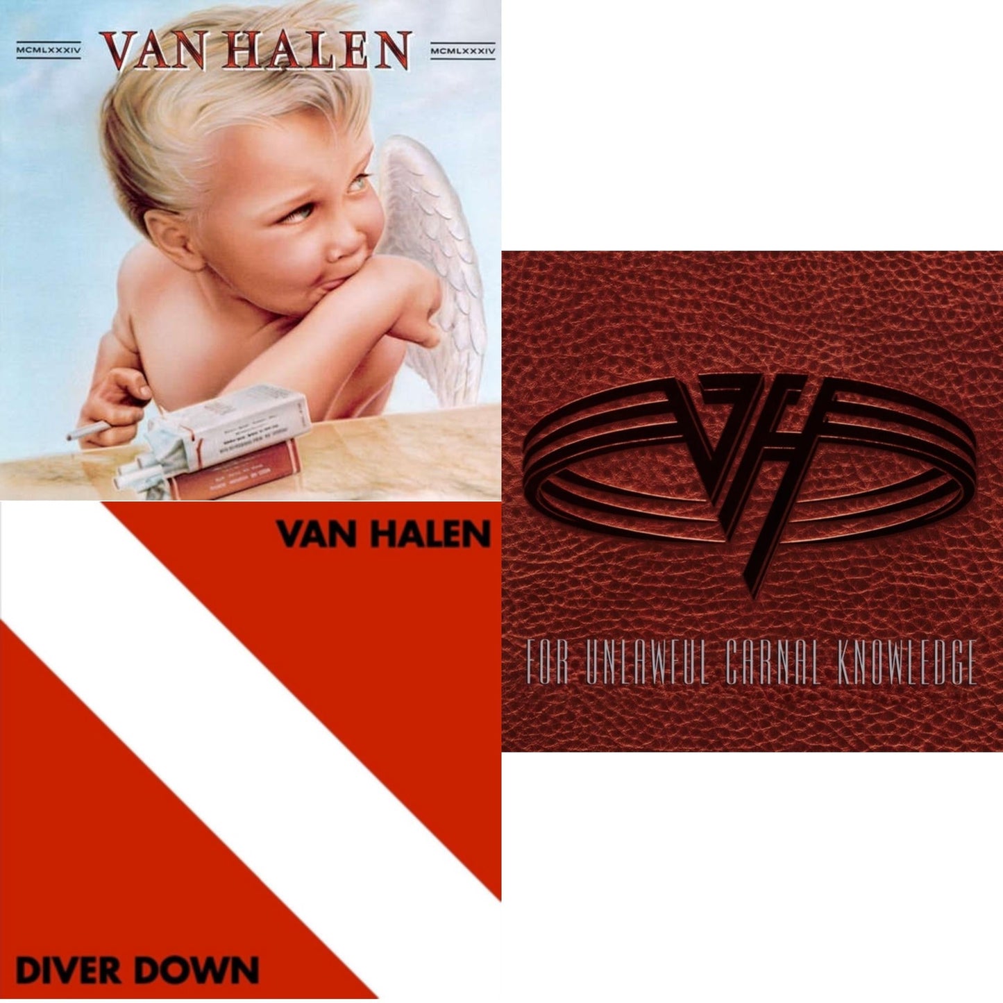 Van Halen - Diver Down & 1984 & For Unlawful Carnal Knowledge (2LP/Blu-Ray/2CD)