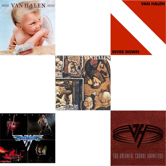 Van Halen - Fair Warning & Diver Down & Van Halen (Digitally Remastered) & 1984 & For Unlawful Carnal Knowledge (2LP/Blu-Ray/2CD)