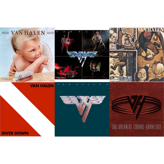Van Halen - Van Halen Ii (180G/Remastered) & Fair Warning & Diver Down & Van Halen (Digitally Remastered) & 1984 & For Unlawful Carnal Knowledge (2LP/Blu-Ray/2CD)