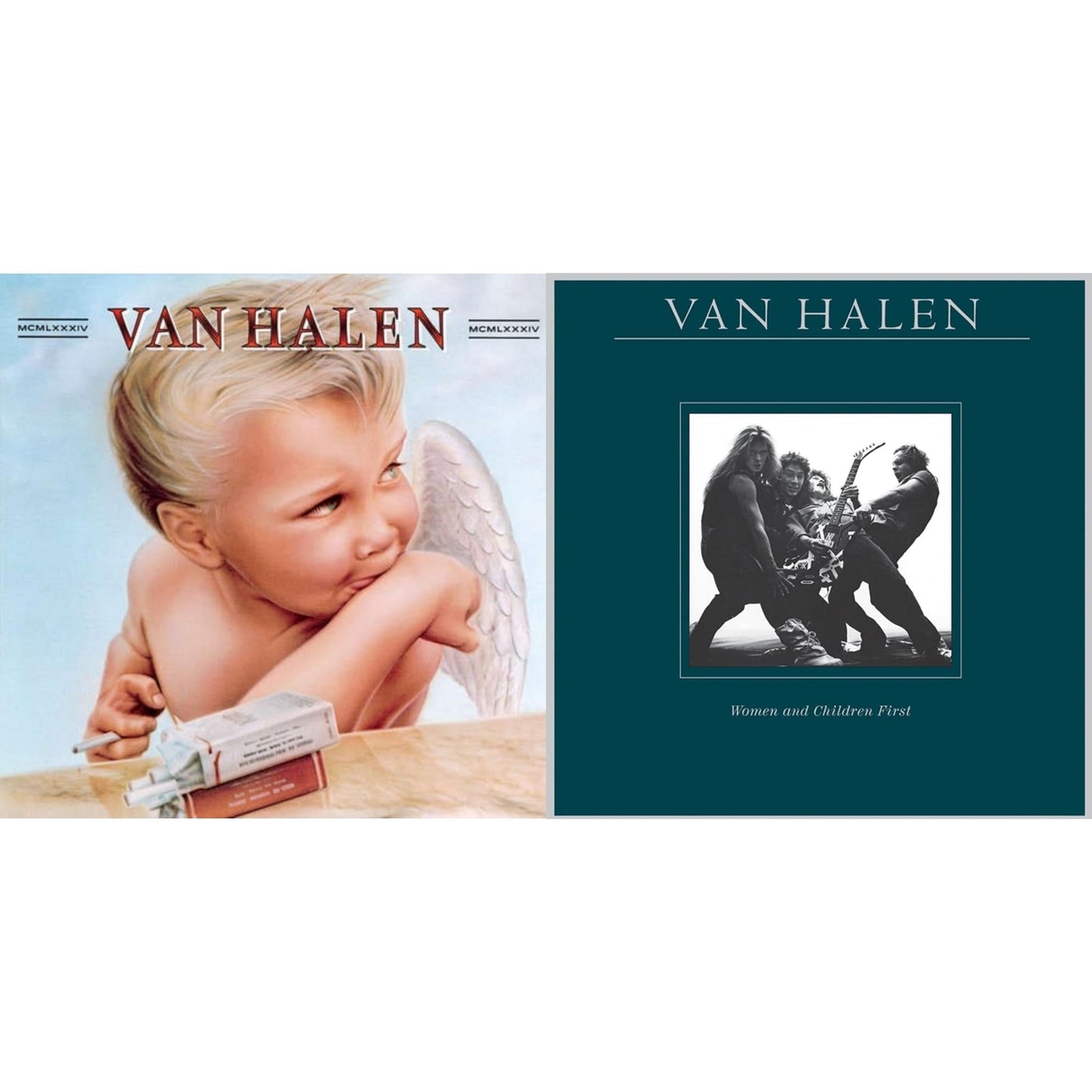 Van Halen - 1984 & Women & Children First - LP Vinyl Bundle