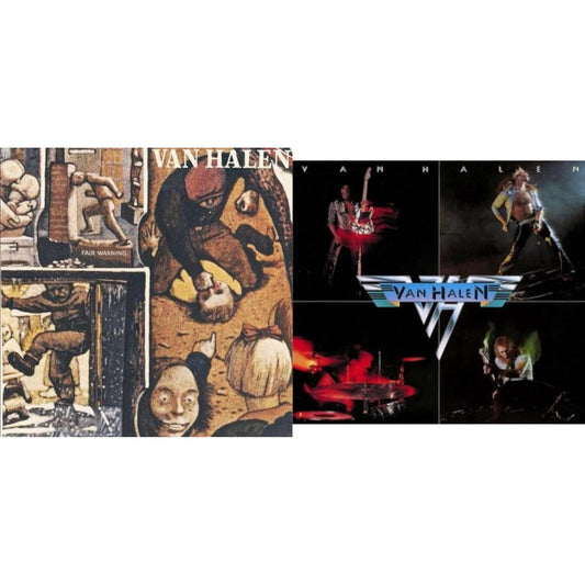 Van Halen - Fair Warning & Van Halen (Digitally Remastered) - LP Vinyl Bundle
