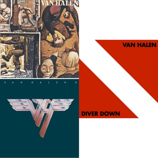 Van Halen - Van Halen Ii (180G/Remastered) & Fair Warning & Diver Down - LP Vinyl Bundle