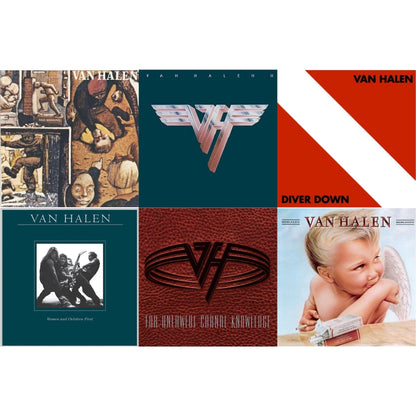 Van Halen - Van Halen Ii (180G/Remastered) & Women & Children First & Fair Warning & Diver Down & 1984 & For Unlawful Carnal Knowledge (2LP/Blu-Ray/2CD)