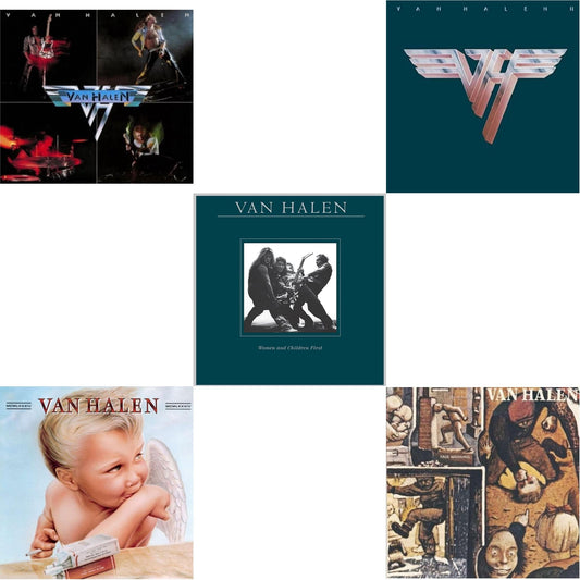 Van Halen - Van Halen Ii (180G/Remastered) & Women & Children First & Fair Warning & Van Halen (Digitally Remastered) & 1984 - LP Vinyl Bundle