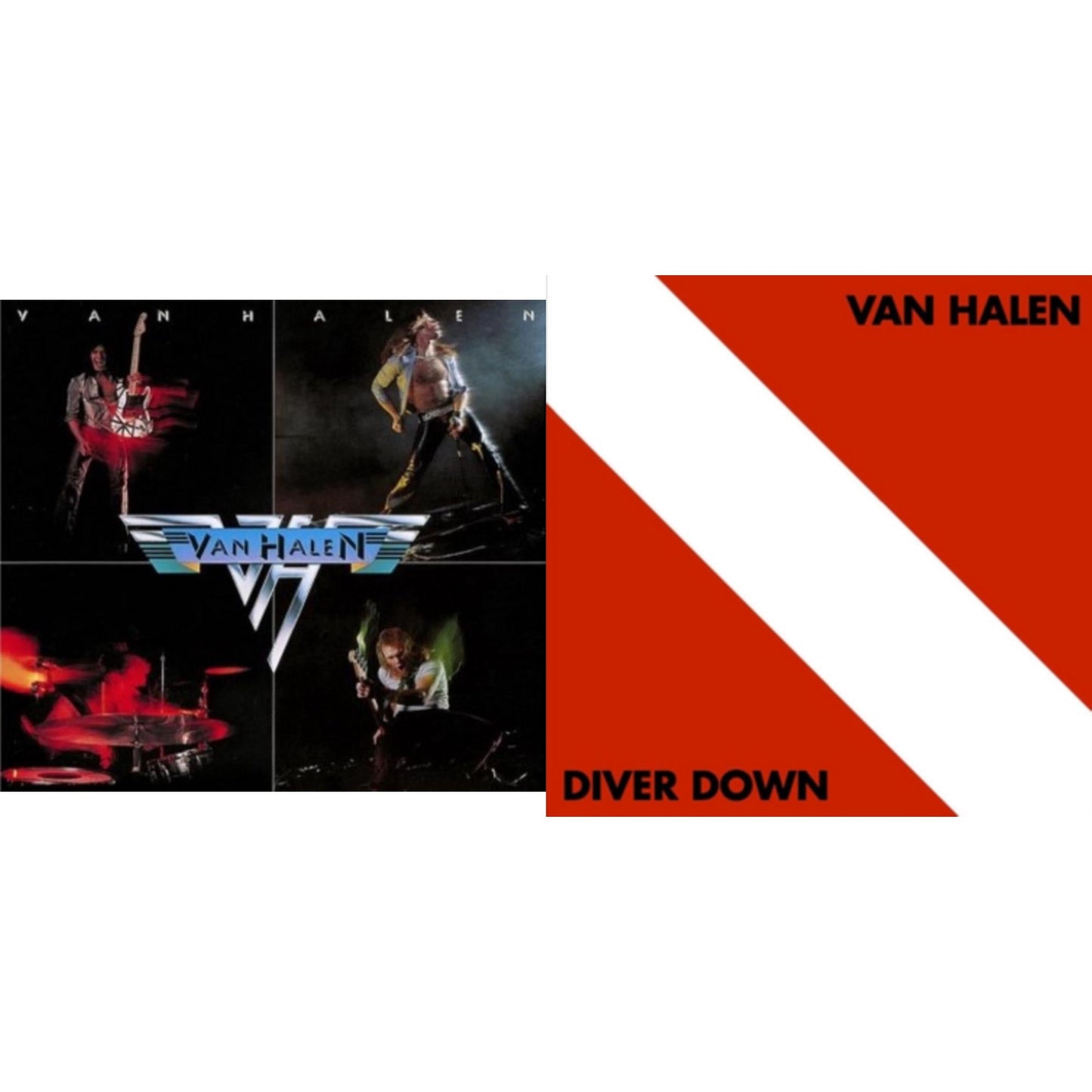 Van Halen - Diver Down & Van Halen (Digitally Remastered) - LP Vinyl Bundle