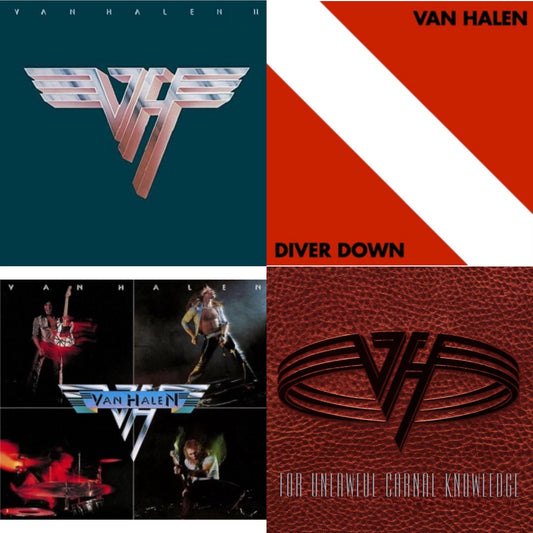 Van Halen - Van Halen Ii (180G/Remastered) & Diver Down & Van Halen (Digitally Remastered) & For Unlawful Carnal Knowledge (2LP/Blu-Ray/2CD)