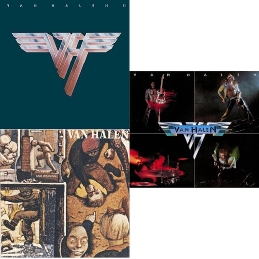 Van Halen - Van Halen Ii (180G/Remastered) & Fair Warning & Van Halen (Digitally Remastered) - LP Vinyl Bundle