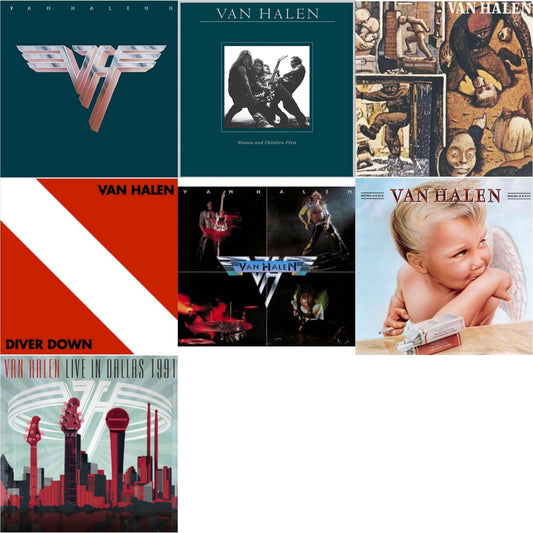 Van Halen - Van Halen Ii (180G/Remastered) & Women & Children First & Fair Warning & Diver Down & Van Halen (Digitally Remastered) & 1984 & Live In Dallas 1991 (X) (2LP)