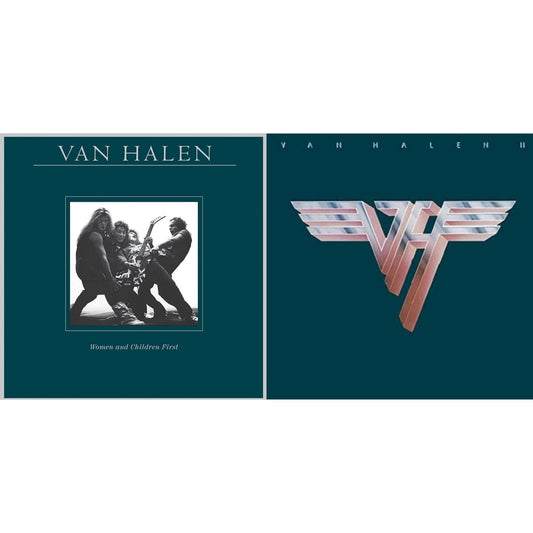 Van Halen - Van Halen Ii (180G/Remastered) & Women & Children First - LP Vinyl Bundle