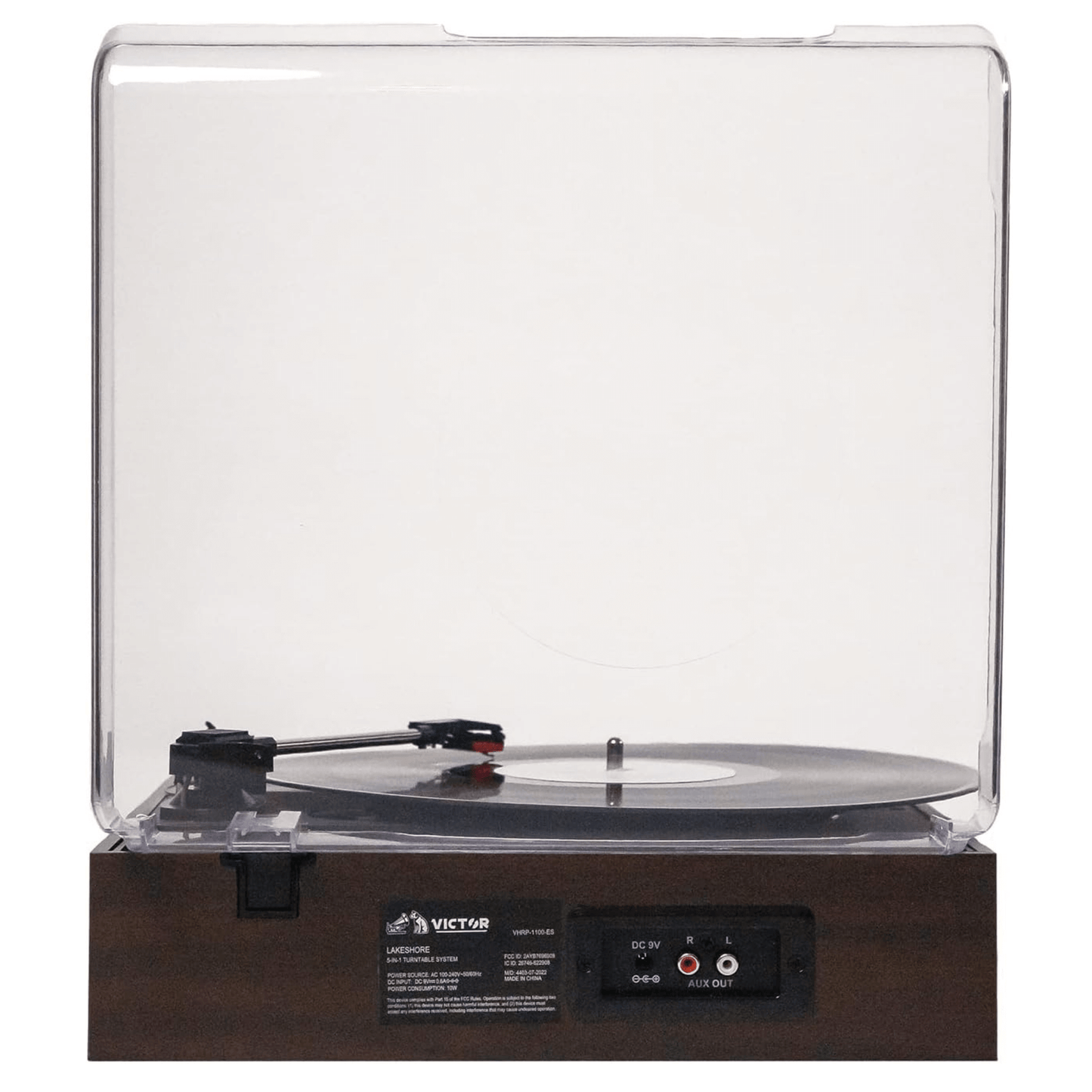 Victor Lakeshore 5-in-1 Hybrid Bluetooth Turntable System w USB and RCA Output