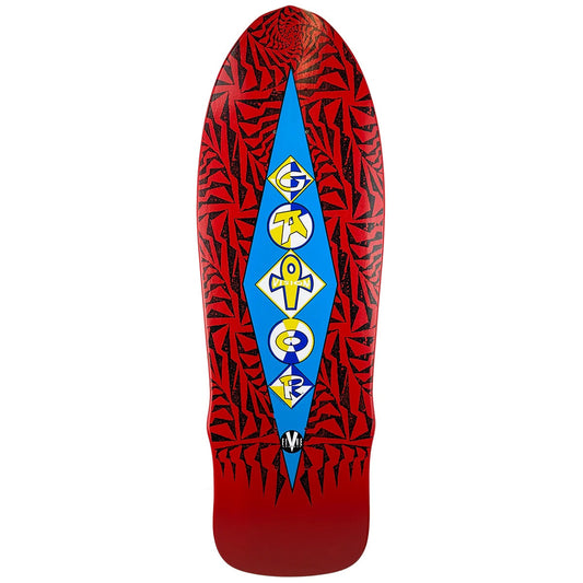 Vision Gator Ramp Skateboard Deck - 10″ Red