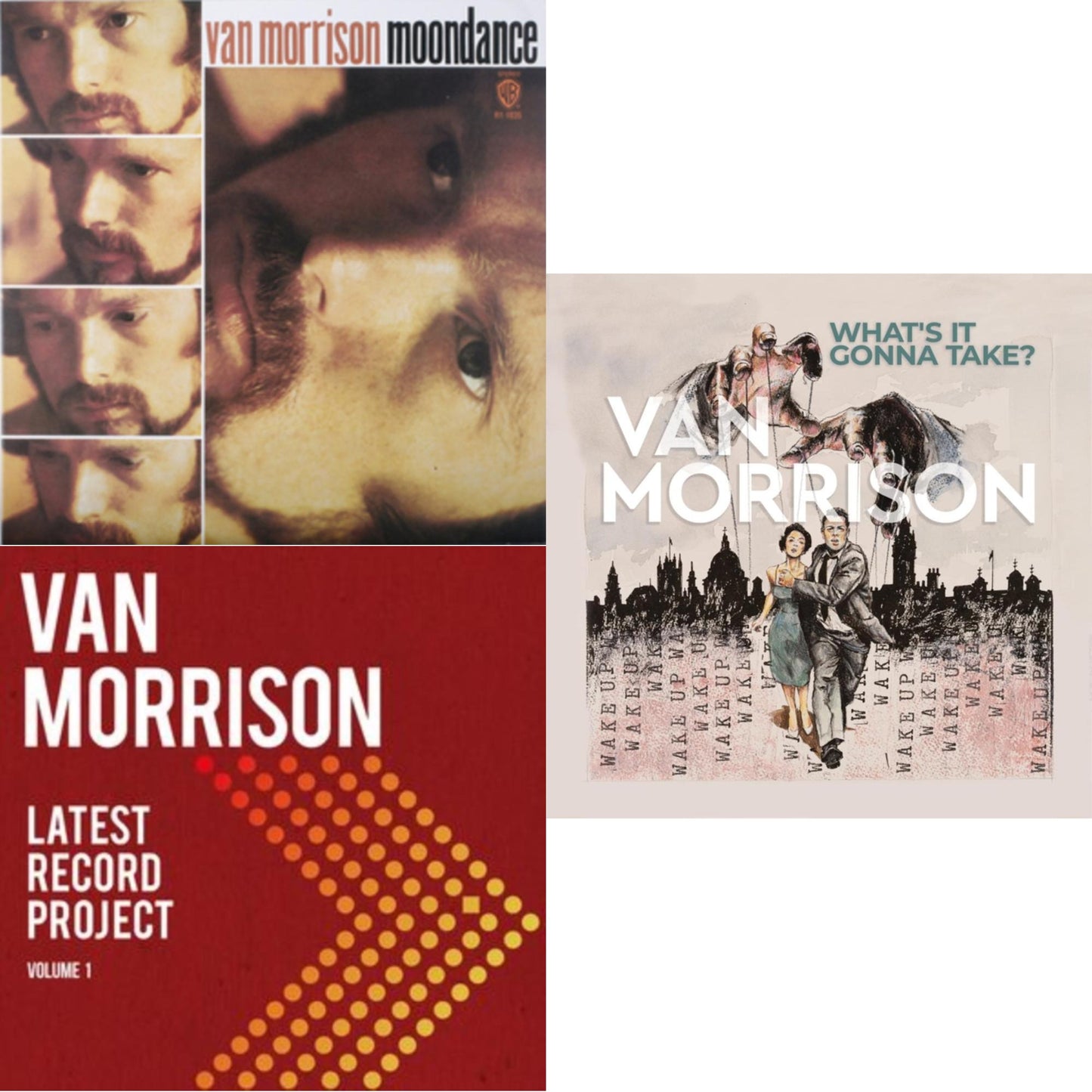 Van Morrison - Moondance & Latest Record Project Volume I (3LP) & What’S It Gonna Take? (2LP)