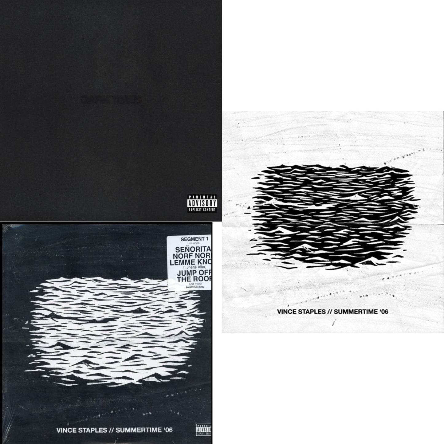 Vince Staples - Dark Times  & Summertime 06 (X) (Segment 1) & Summertime 06 (Exp) (Segment 2) - LP Vinyl Bundle