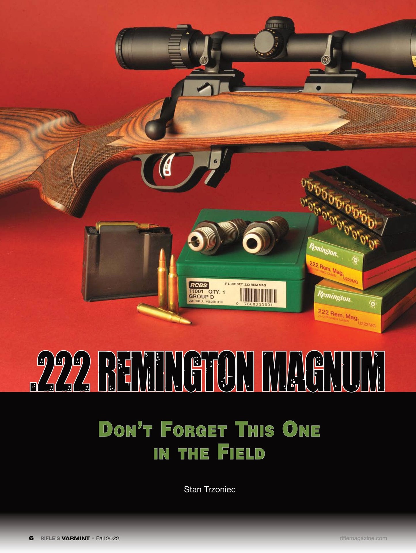 Varmint Rifles & Cartridges Fall 2022 - Rifle Talk, Hunting Tips, Classic VS. Modern Varmint Bullets, Silent Varminting, Rimfire Accuracy, Colt Rimfire New Frontiers & .222 Remington Magnum!