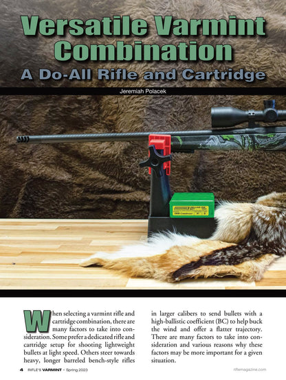 Varmint Rifles & Cartridges Spring 2023 - Tips, Techniques & Suggestions For Hunting: The Saga Of The 219 Donaldson Wasp, Oregunsmithing Fast-Twist 243 Winchester & 221 Fireball Remington!
