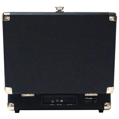 Victor Metro Dual Bluetooth Suitcase 3-Speed Turntable