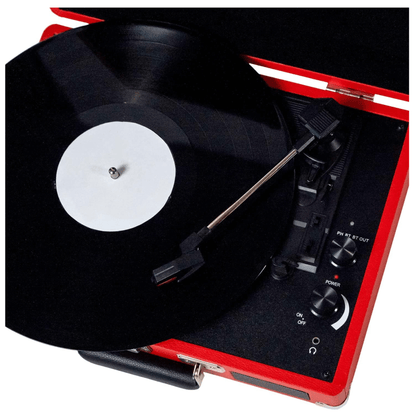 Victor Metro Dual Bluetooth Suitcase 3-Speed Turntable