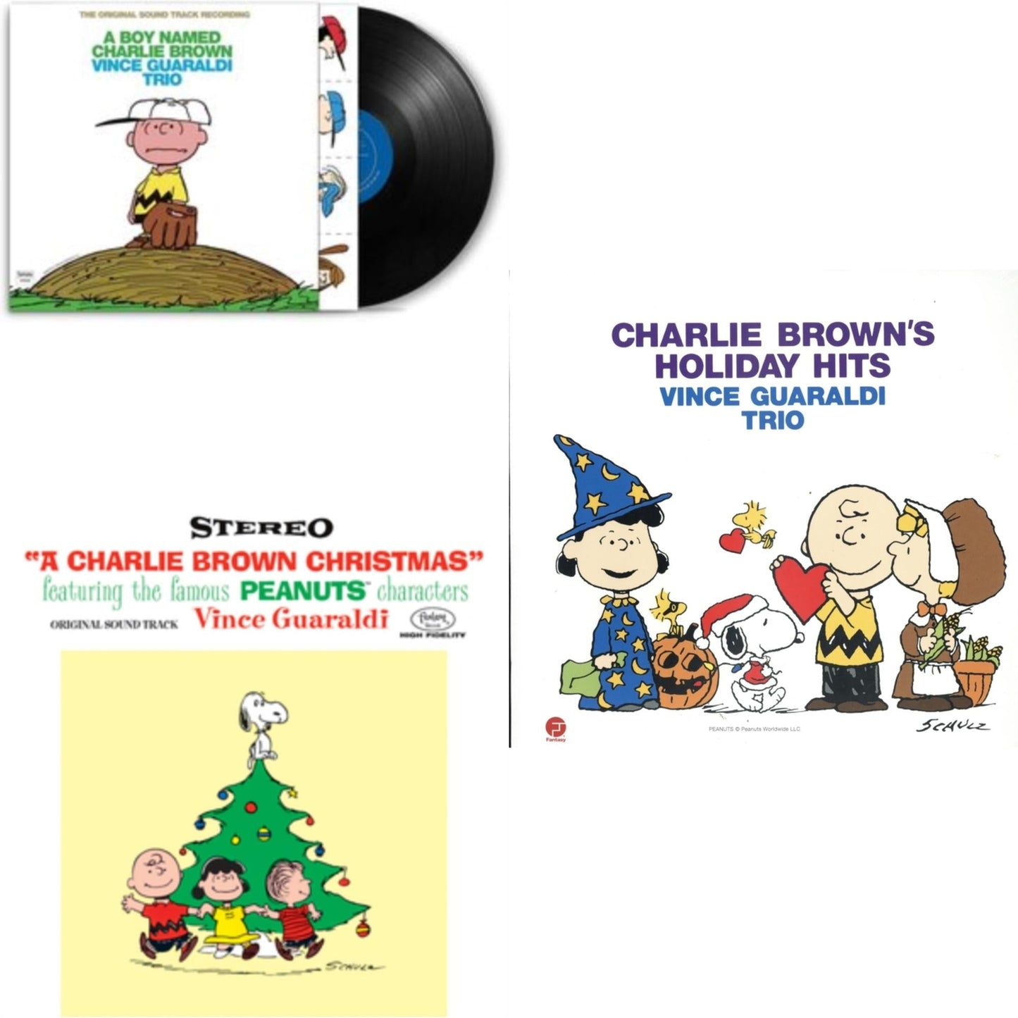 Vince Trio Guaraldi - Boy Named Charlie Brown & Charlie Brown Christmas (Deluxe Edition/2LP) & Charlie Brown's Holiday Hits