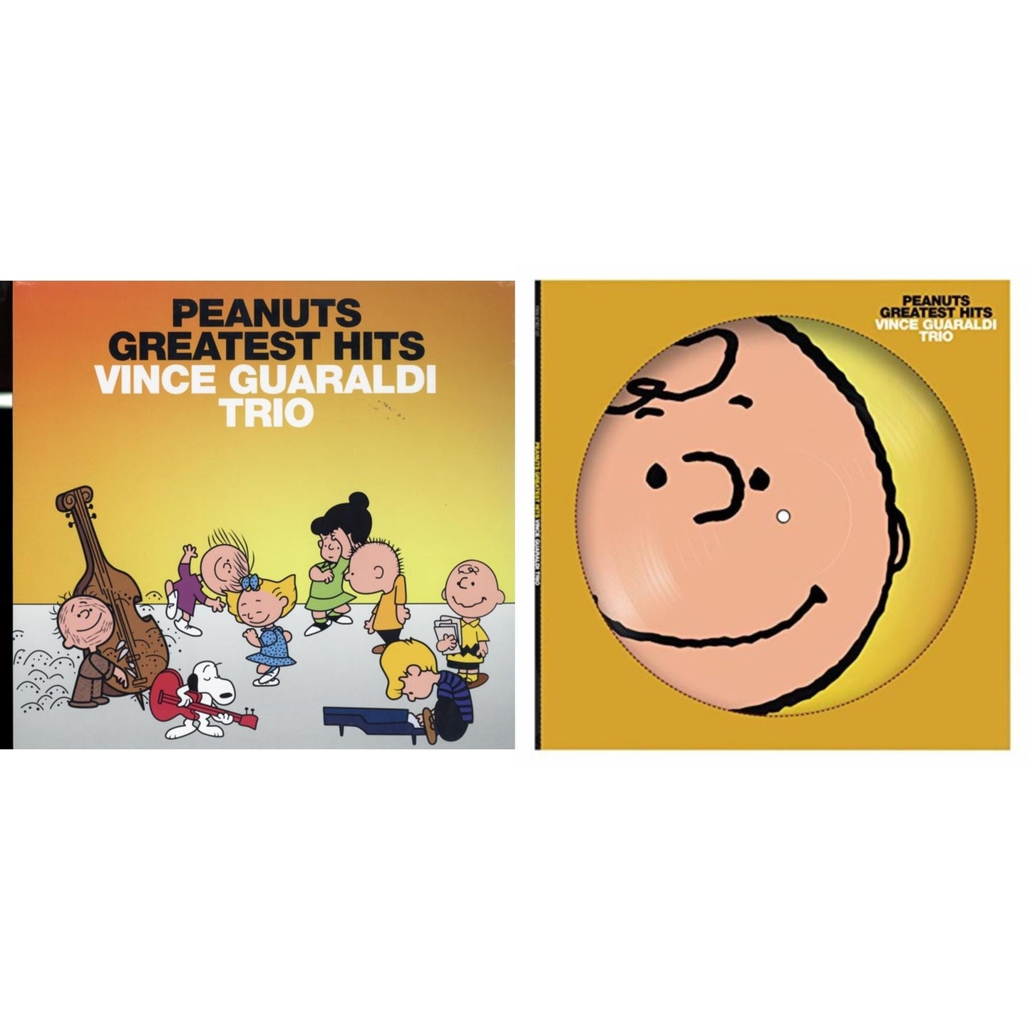 Vince Trio Guaraldi - Peanuts Greatest Hits & Peanuts Greatest Hits (Picdisc) - LP Vinyl Bundle
