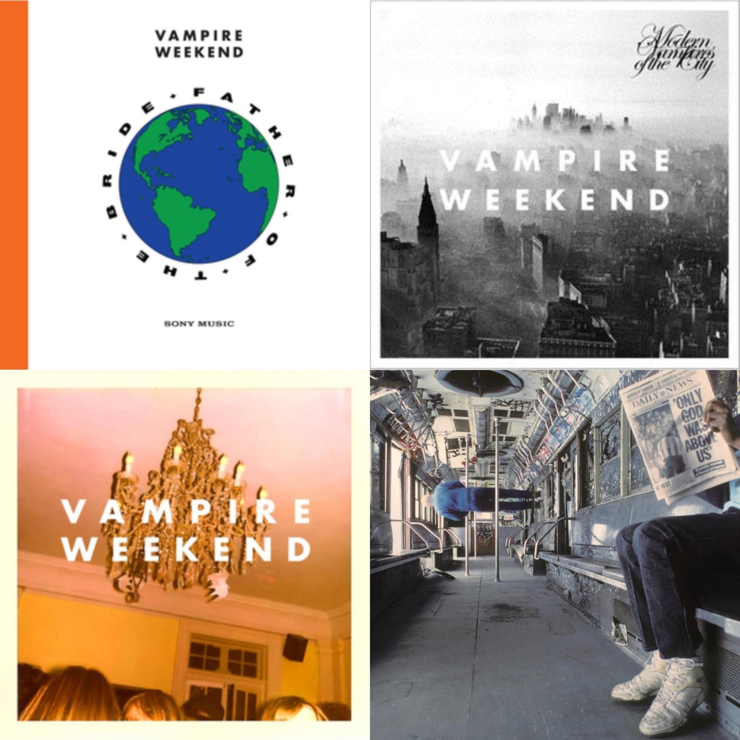 Vampire Weekend - Father Of The Bride (2LP/140G) & Only God Was Above Us (X) (2LP) & Vampire Weekend & Modern Vampires Of The City