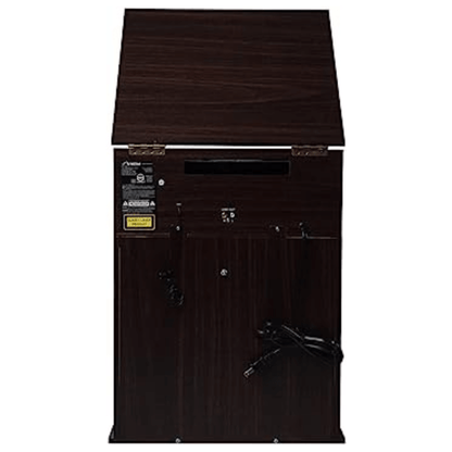 Victor Boyleston 7-in-1 3-Speed Turntable Music Center w Album Storage and USB Port