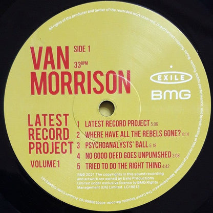 Van Morrison – Latest Record Project Volume 1 (3-LP Vinyl) Vinyl Record