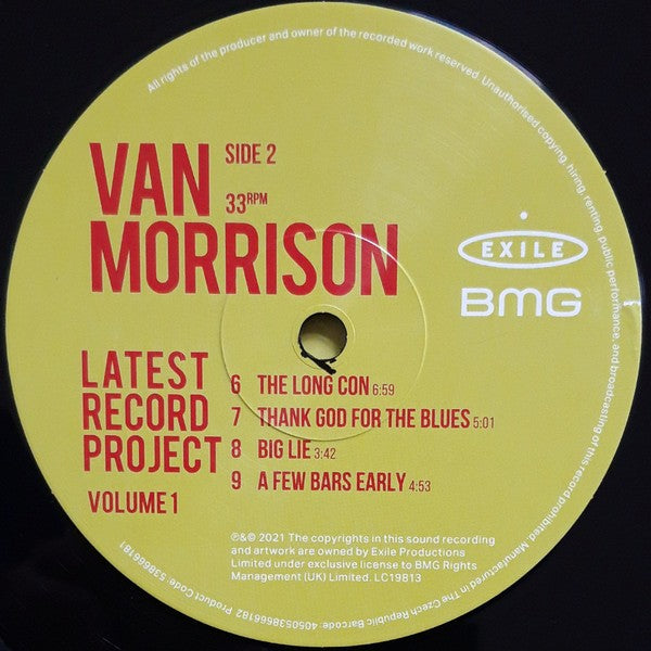 Van Morrison – Latest Record Project Volume 1 (3-LP Vinyl) Vinyl Record