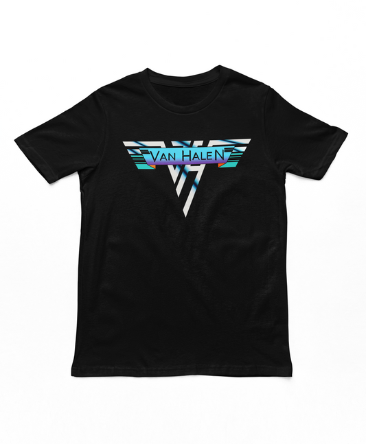 Van Halen 1978 Vintage Logo Mens T Shirt Black