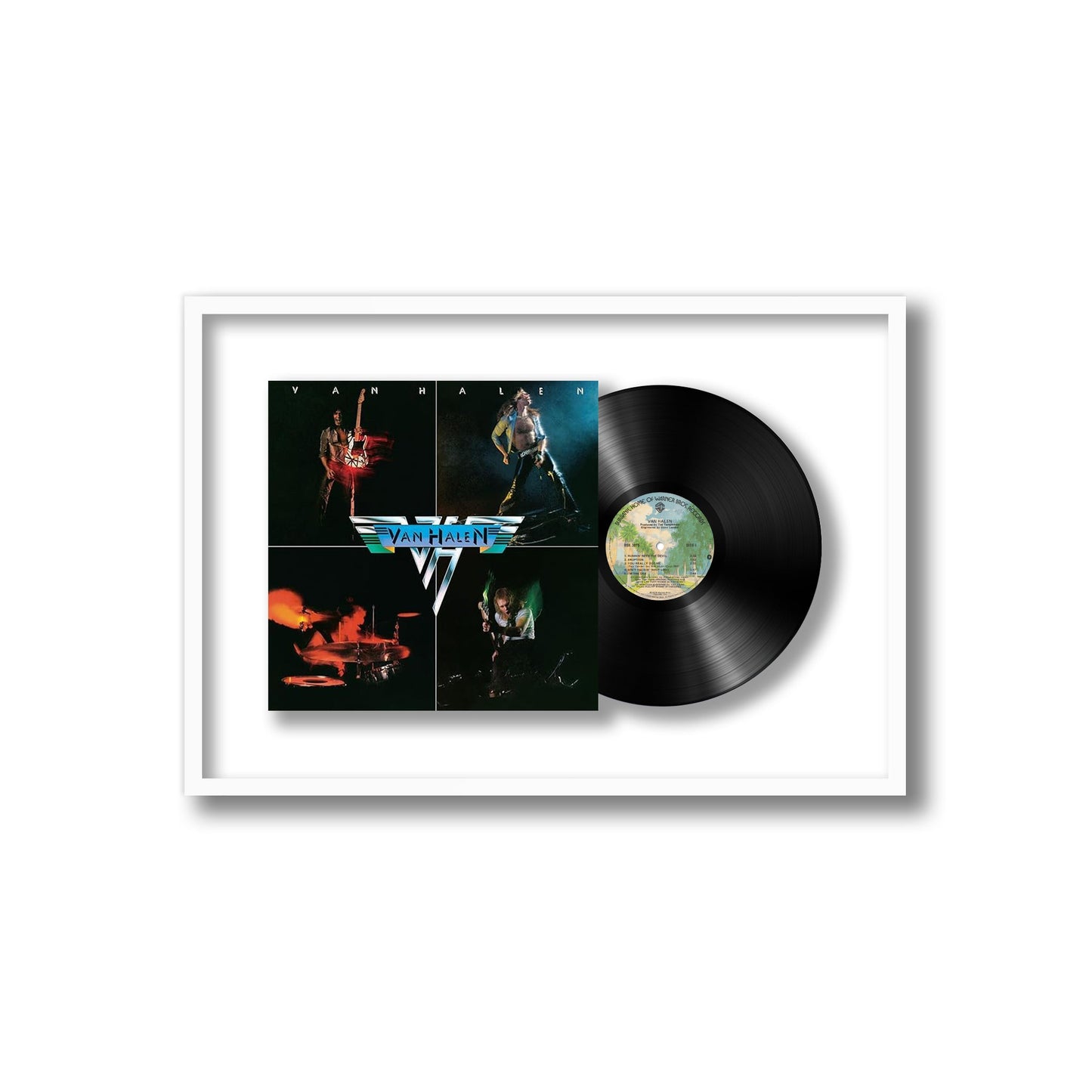 Van Halen Framed Vinyl Record