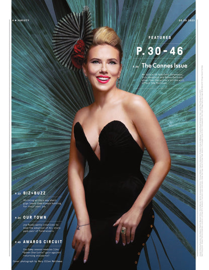Variety - 23.05.09 Edition: The Cannes Issue, Talks With Scarlett Johansson, Iris Knobloch & Ruben Östlund, How Writers Strike Will Affect Festival,   Strikers Left Always Hunting For Next Job & More!